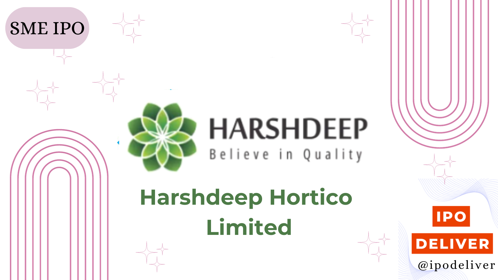 Harshdeep Hortico IPO