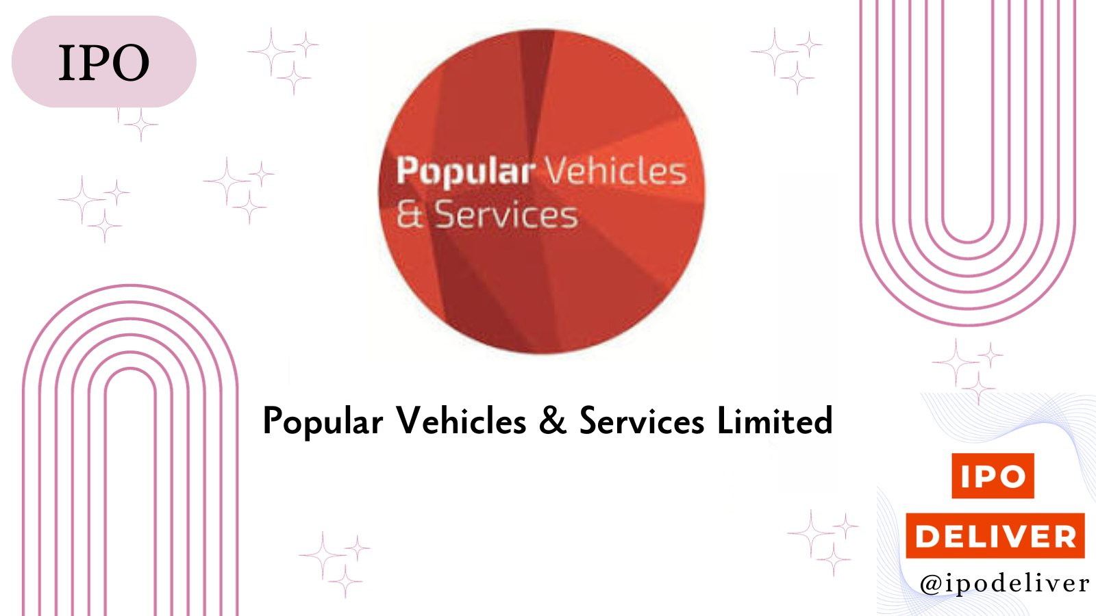 Popular Vehicles and services IPO