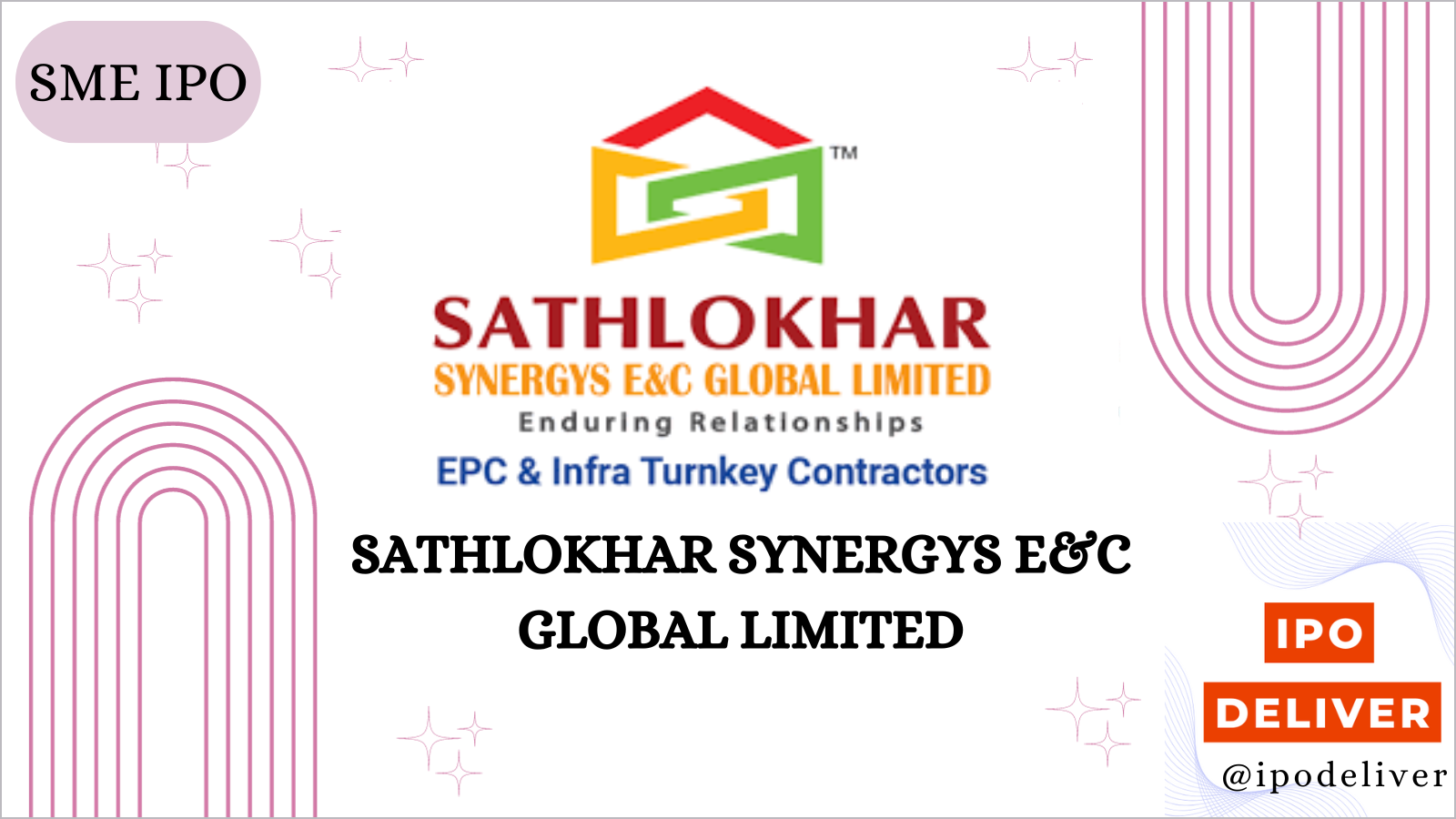 SATHLOKHAR SYNERGYS E and C GLOBAL IPO